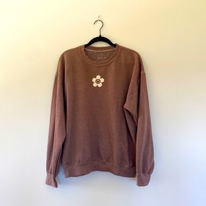 Pacsun Sweater | Y2K Daisy Flower Crew Neck